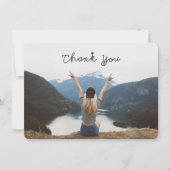 Invitation Photo de Merci (Devant)