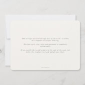 Invitation Photo de Noël des baies rouges peintes à la main (Dos)