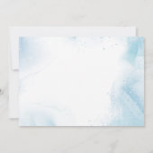 Invitation Photo de notre petite fille de sirène 1er annivers (Dos)