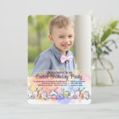 Invitation photo de Pâques (Debout devant)