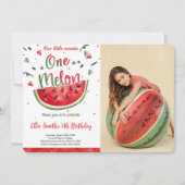 Invitation photo de pastèque (Devant)