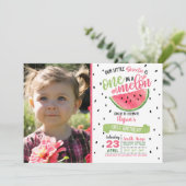 Invitation Photo de Pastèque One In a Melon (Debout devant)