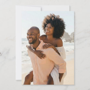 Invitation Photo de plage aux couleurs pastel gaies