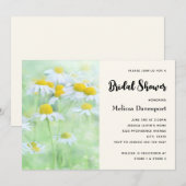 Invitation Photo de Pretty Daisies dans une mariée de campagn (Devant / Derrière)