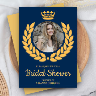 Invitation Photo de princesse de la couronne royale vintage p