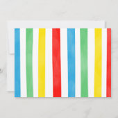 Invitation photo de rebond de garçon (Dos)