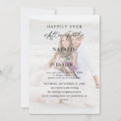 Invitation Photo de réception de mariage After Party (Devant)