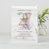 Invitation Photo de réception de mariage After Party (Debout devant)