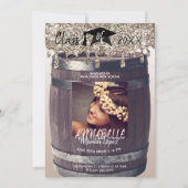 Invitation Photo de remise de diplôme rustique moderne avec p (Devant)