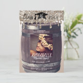 Invitation Photo de remise de diplôme rustique moderne avec p (Debout devant)