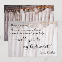 Photo de robes de mariée, seras-tu ma demoiselle d