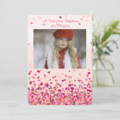 Invitation photo de Saint Valentin (Debout devant)