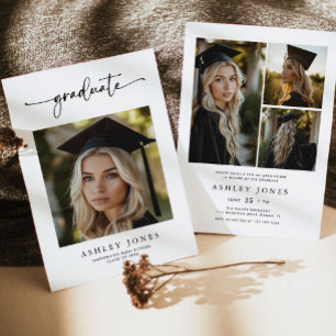 Invitation Photo de script moderne