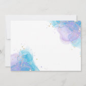 Invitation Photo de sirène afro-américaine anniversaire (Dos)