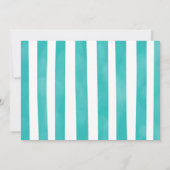 Invitation photo de sirène pour 5ème anniversaire (Dos)