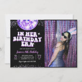 Invitation Photo de son anniversaire (Devant)