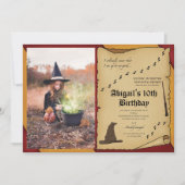 Invitation photo de sorcellerie (Devant)