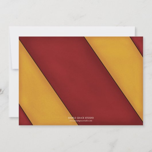 Invitation photo de sorcellerie (Dos)