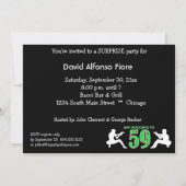 Invitation Photo de style mafieux en 60e anniversaire (Dos)