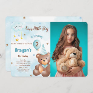Invitation photo de Teddy Bear