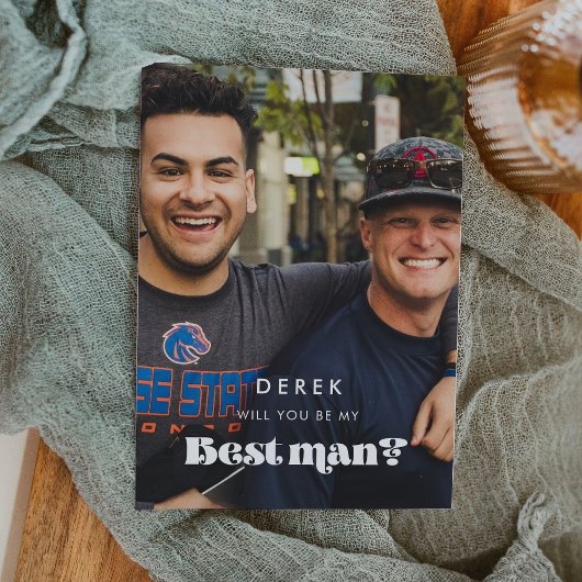 Invitation Photo de témoin de mariage vintage