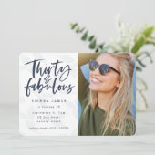 invitation photo de trente et fabuleux anniversair (Debout devant)