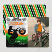 Invitation photo de vélo (Devant / Derrière)