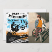 Invitation photo de vélo (Devant)