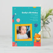 Invitation Photo d'encadrement de Kitty (Debout devant)