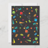 Invitation photo des années 80 (Dos)