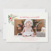 Invitation photo d'expression rose (Devant)