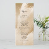 Invitation Photo d'herbe des Pampas douce  (Debout devant)