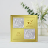 Invitation Photo d'hier & d'aujourd'hui Anniversaire de maria (Debout devant)