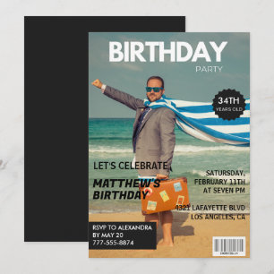 Invitation Photo d'humour du magazine Black pour 34e annivers