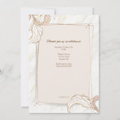 Invitation photo d'Impression rose (Dos)