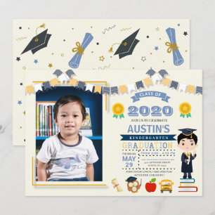 Invitation Photo d'inscription à l'école pour enfants