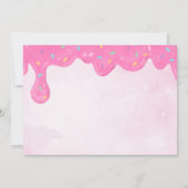 Invitation Photo Donut Deux doux 2e anniversaire  (Dos)