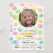 Invitation Photo Donuts (Devant / Derrière)