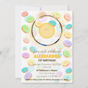 Invitation Photo Donuts