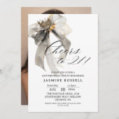 Invitation photo du 21e anniversaire (Devant / Derrière)