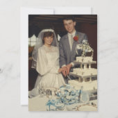 Invitation Photo du 40e anniversaire du Mariage Ruby (Dos)