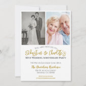 Invitation Photo du 50e anniversaire du Mariage (Devant)