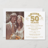 Invitation Photo du 50e anniversaire du Mariage (Devant)