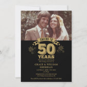Invitation Photo du 50e anniversaire du Mariage (Devant)