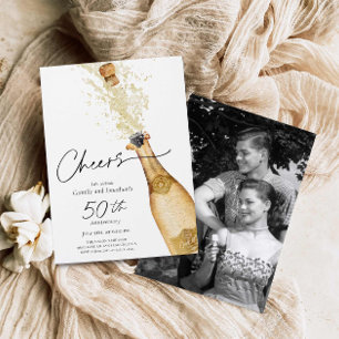 Invitation photo du 50e anniversaire du Mariage