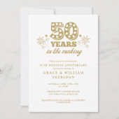 Invitation Photo du 50e anniversaire du Mariage (Devant)