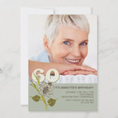 Invitation photo du 60e anniversaire (Devant)