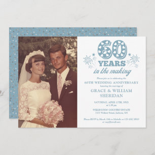 Invitation Photo du 60e anniversaire du Mariage