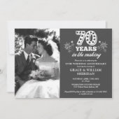 Invitation Photo du 70e anniversaire du Mariage (Devant)
