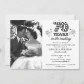 Invitation Photo du 70e anniversaire du Mariage (Devant)
